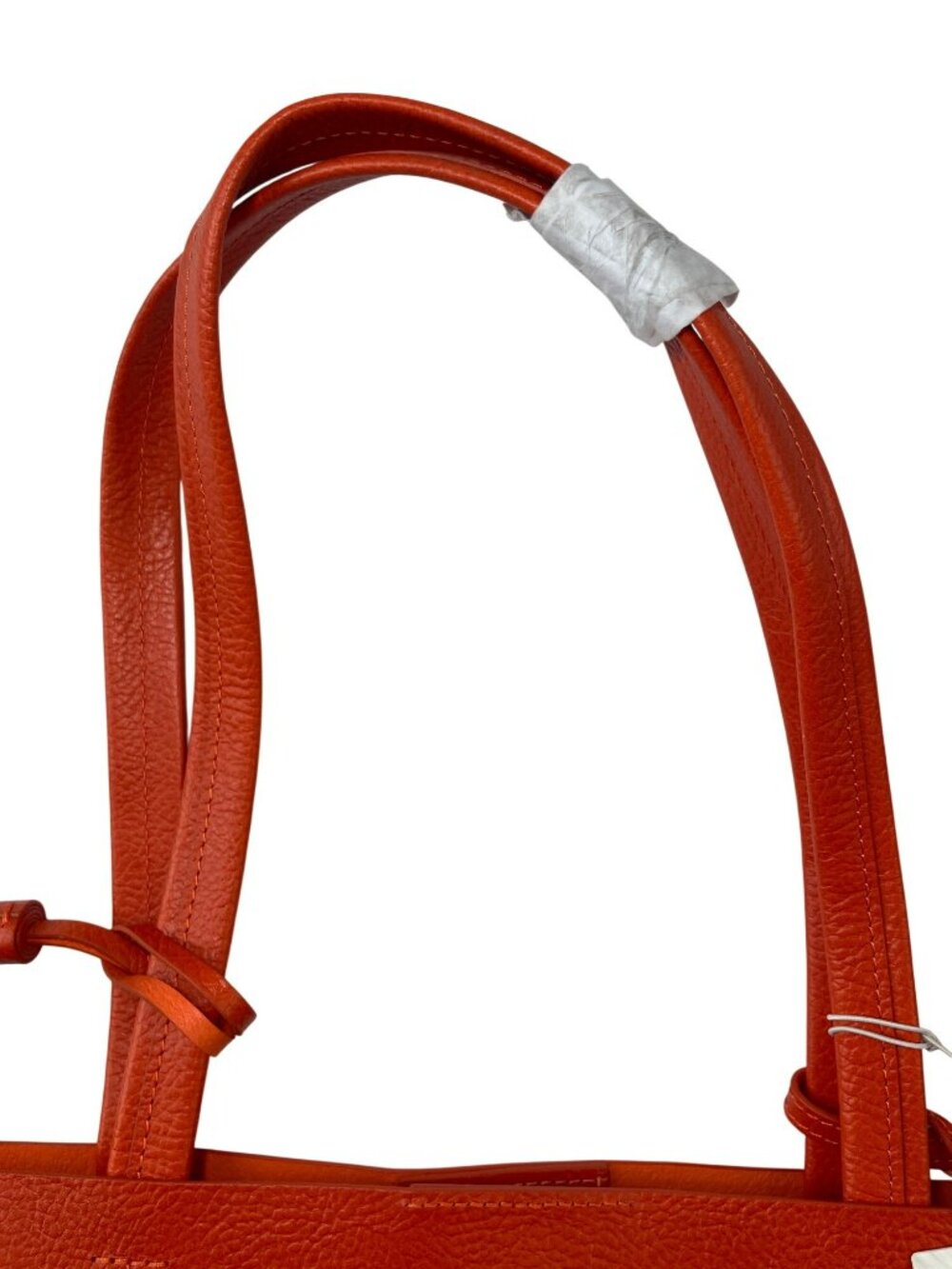 Tommy Bahama Perforated Orange Leather Tote W/Tassel & Match Pouch MSRP$185 NWT - Picture 4 of 10